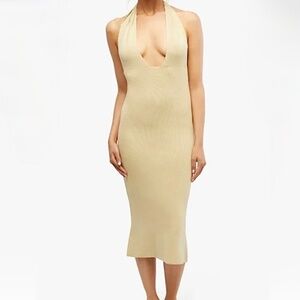 Weworewhat Halter Midi Dress NWT